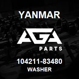 104211-83480 Yanmar washer | AGA Parts