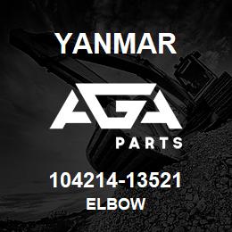 104214-13521 Yanmar elbow | AGA Parts