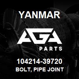 104214-39720 Yanmar bolt, pipe joint | AGA Parts