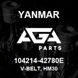 104214-42780E Yanmar V-BELT, HM30 | AGA Parts