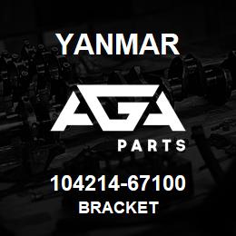 104214-67100 Yanmar bracket | AGA Parts