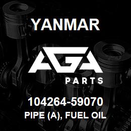 104264-59070 Yanmar pipe (a), fuel oil | AGA Parts