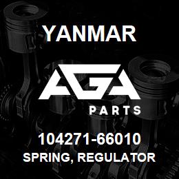 104271-66010 Yanmar spring, regulator | AGA Parts