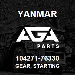 104271-76330 Yanmar gear, starting | AGA Parts