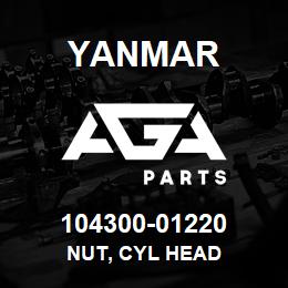 104300-01220 Yanmar NUT, CYL HEAD | AGA Parts