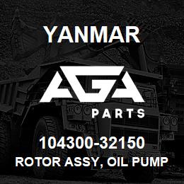 104300-32150 Yanmar rotor assy, oil pump | AGA Parts