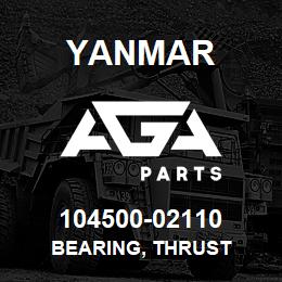 104500-02110 Yanmar bearing, thrust | AGA Parts