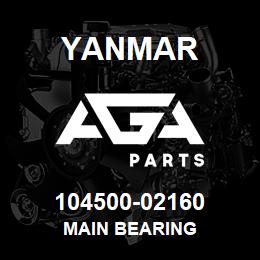 104500-02160 Yanmar main bearing | AGA Parts