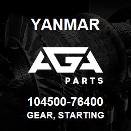 104500-76400 Yanmar gear, starting | AGA Parts