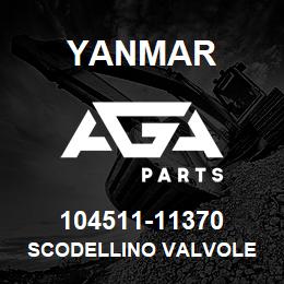 104511-11370 Yanmar SCODELLINO VALVOLE | AGA Parts