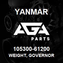 105300-61200 Yanmar WEIGHT, GOVERNOR | AGA Parts