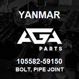 105582-59150 Yanmar BOLT, PIPE JOINT | AGA Parts