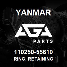110250-55610 Yanmar RING, RETAINING | AGA Parts