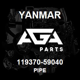 119370-59040 Yanmar PIPE | AGA Parts