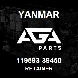 119593-39450 Yanmar RETAINER | AGA Parts