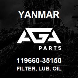 119660-35150 Yanmar FILTER, LUB. OIL | AGA Parts