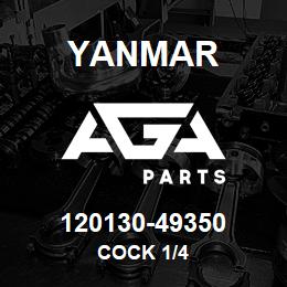 120130-49350 Yanmar COCK 1/4 | AGA Parts
