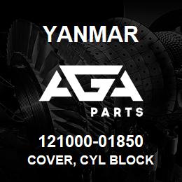 121000-01850 Yanmar COVER, CYL BLOCK | AGA Parts