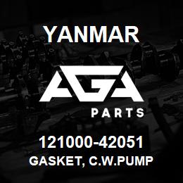 121000-42051 Yanmar GASKET, C.W.PUMP | AGA Parts