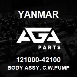 121000-42100 Yanmar BODY ASSY, C.W.PUMP | AGA Parts