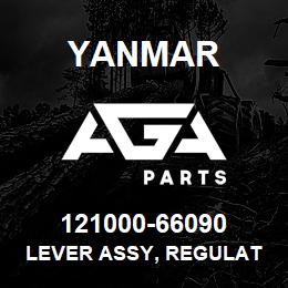 121000-66090 Yanmar LEVER ASSY, REGULAT | AGA Parts
