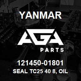 121450-01801 Yanmar SEAL TC25 40 8, OIL | AGA Parts