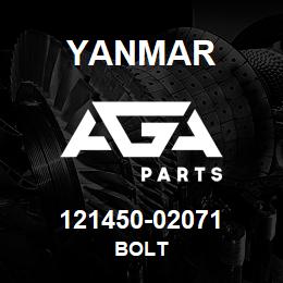 121450-02071 Yanmar BOLT | AGA Parts