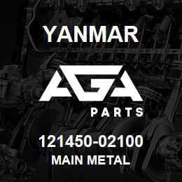 121450-02100 Yanmar MAIN METAL | AGA Parts