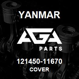 121450-11670 Yanmar COVER | AGA Parts