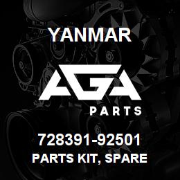 728391-92501 Yanmar PARTS KIT, SPARE | AGA Parts