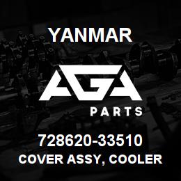 728620-33510 Yanmar COVER ASSY, COOLER | AGA Parts