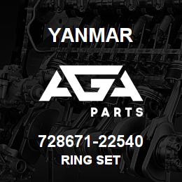 728671-22540 Yanmar ring set | AGA Parts