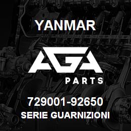729001-92650 Yanmar SERIE GUARNIZIONI | AGA Parts