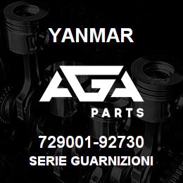 729001-92730 Yanmar SERIE GUARNIZIONI | AGA Parts