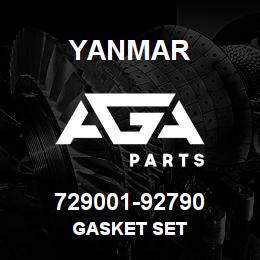 729001-92790 Yanmar GASKET SET | AGA Parts