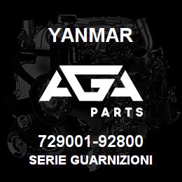 729001-92800 Yanmar SERIE GUARNIZIONI | AGA Parts