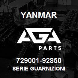 729001-92850 Yanmar SERIE GUARNIZIONI | AGA Parts