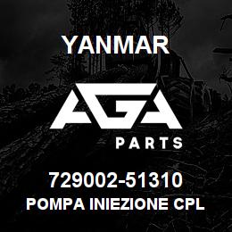 729002-51310 Yanmar POMPA INIEZIONE CPL | AGA Parts