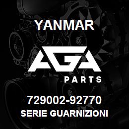 729002-92770 Yanmar SERIE GUARNIZIONI | AGA Parts