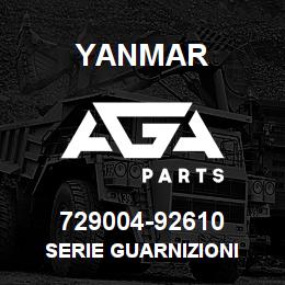 729004-92610 Yanmar SERIE GUARNIZIONI | AGA Parts
