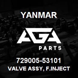 729005-53101 Yanmar VALVE ASSY, F.INJECT | AGA Parts