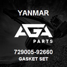 729005-92660 Yanmar GASKET SET | AGA Parts