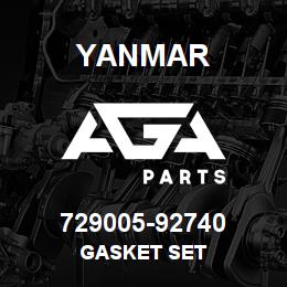 729005-92740 Yanmar GASKET SET | AGA Parts