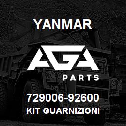 729006-92600 Yanmar KIT GUARNIZIONI | AGA Parts