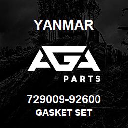 729009-92600 Yanmar GASKET SET | AGA Parts