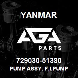 729030-51380 Yanmar PUMP ASSY, F.I.PUMP n.m.l. | AGA Parts
