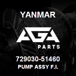 729030-51460 Yanmar pump assy f.i. | AGA Parts