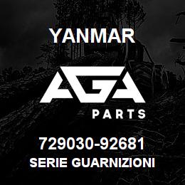 729030-92681 Yanmar SERIE GUARNIZIONI | AGA Parts