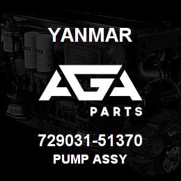 729031-51370 Yanmar PUMP ASSY | AGA Parts