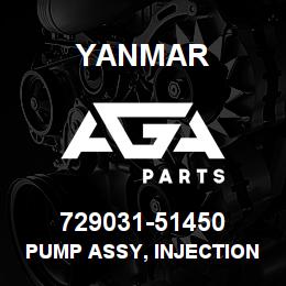 729031-51450 Yanmar PUMP ASSY, INJECTION | AGA Parts